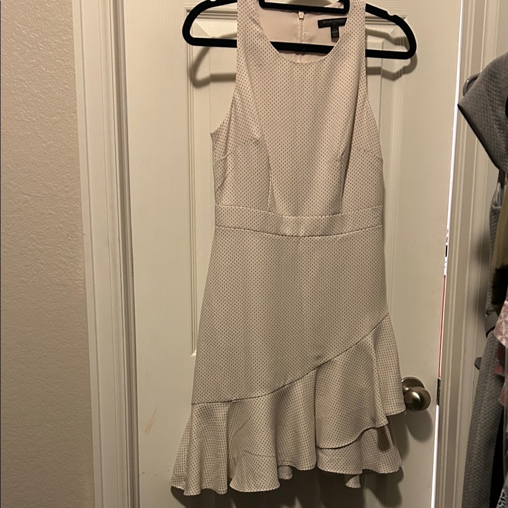 Banana Republic Cream Asymmetrical Dress